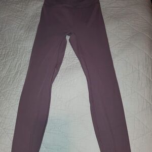 Purple High-Waisted Leggings